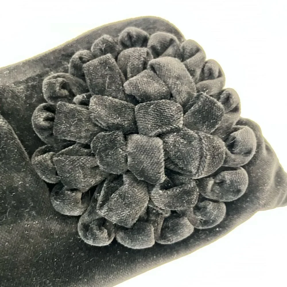 Banana Republic Black Velvet Clutch